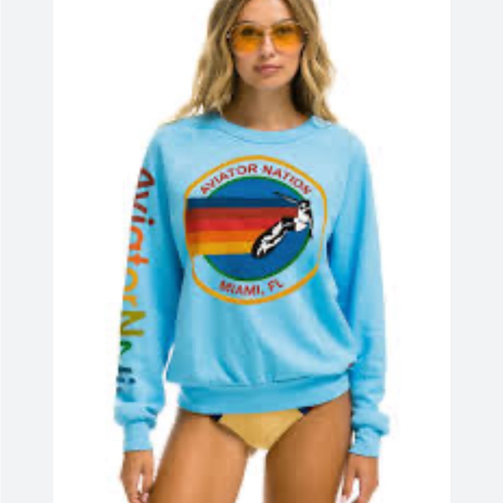 Aviator Nation crew sweatshirt